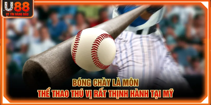 Bóng chày là môn thể thao thú vị rất thịnh hành tại Mỹ