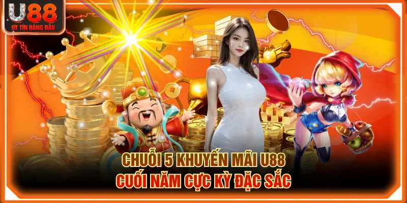 Chuỗi 5 khuyến mãi U88 cuối năm cực kỳ đặc sắc