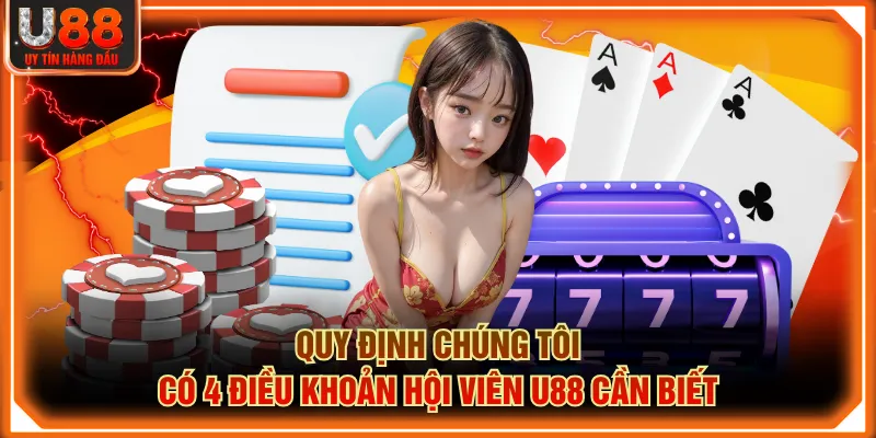 Quy định chúng tôi có 4 điều khoản hội viên U88 cần biết