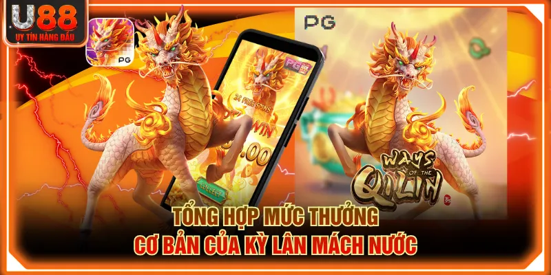 Tổng hợp mức thưởng cơ bản của kỳ lân mách nước