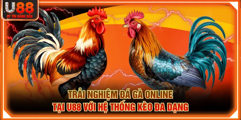 Trải nghiệm đá gà online tại U88 với hệ thống kèo đa dạng