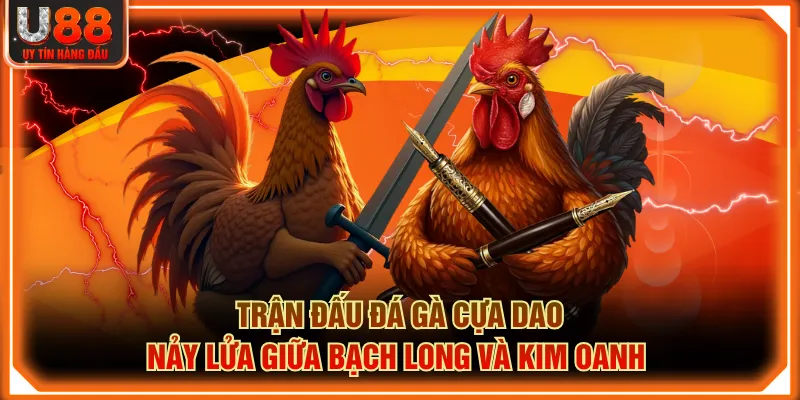 Trận đấu đá gà cựa dao nảy lửa giữa Bạch Long và Kim Oanh